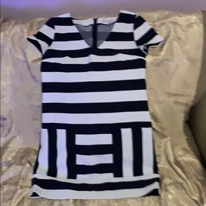 Black and white dress